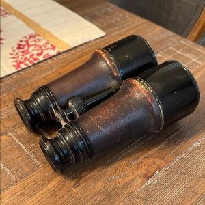 Vintage Brown and Black Binoculars